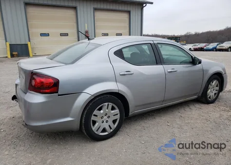 2014 Dodge Avenger Se из США, поврежденный, VIN 1C3CDZAB5EN234655